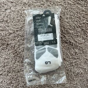 adidas Men's White and Gray Athletic Socks